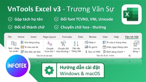 Chuyển số thành chữ, gộp tách họ tên nhanh  .